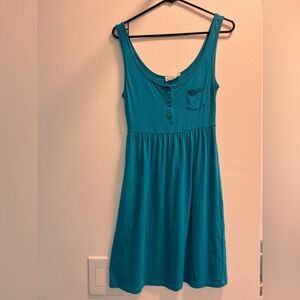Forever 21 Turquoise Mini Dress